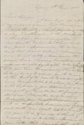 1838 entire letter headed "Sydney 15th Decr 1838" & signed "W McGarvie", to Scotland rated "3" with oval 'PAID SHIP LETTER/[crown]/DE*24/1838/SYDNEY' d/s in red, unframed 'INDIA LETTER/FALMOUTH' b/s in red rated "1/4" crossed-out & "1/6", London transit c - 3