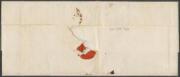 INWARDS MAIL: 1831 outer from England endorsed "Per Exmouth/15 March 1831" & "On the Service of the Australian Agricultural Compy", to "Captn Sir Wm Edwd Parry/Port Stephens", no outwards markings so apparently carried privately & placed in the mails at S - 2