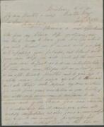 1849 entire letter headed "Brisbane NSW/Moreton Bay/July 3d 1849" to "Shanghai/China" & endorsed "pr first Ship", apparently carried privately to Sydney where 'PAID SHIP LETTER/[crown]/JY*9/1849/SYDNEY' d/s struck in red, light 'HONG-KONG/20OC/1849' trans - 3