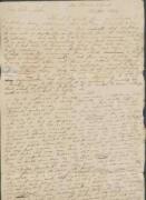 1844 lengthy entire letter signed "B Livesay", to Yorkshire endorsed "postpaid" & rated "5" in red, GB 'SHIP LETTER' h/s in black & rated "8" for an incoming shipletter, London transit b/s of '28AP28/1845' in red & 'YORK' arrival b/s of the same date, ext - 3