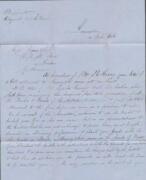 1856 entire letter headed "Launceston/4 Feb 1856" & signed "Richd Green" to London "p Hellespont" with very fine Star Wmk 4d blue SG 18 (full margins, with a fragment of the adjoining unit at left) tied by fair BN '60' cancel, diamond 'POST OFFICE/LAUNCES - 3