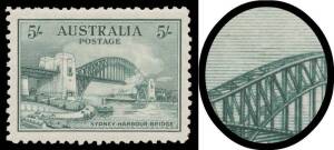 FIVE SHILLINGS: 5/- green with Retouch over Left-Centre of Bridge BW #148e, well centred, very lightly mounted, Cat $800.
