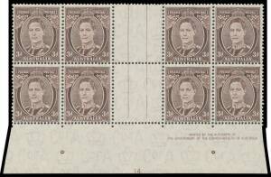 Mostly mint collection of the Portrait Types including 2d red Medallion Flaw used x3, 3d purple-brown with Double Perfs at Left and with Grossly Misplaced Perfs (unlisted in the ACSC) both used, many imprint blocks of 4 or larger including 1d green with F