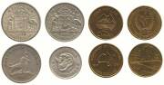 AUSTRALIA: Pre-decimal silver with pre 1945 3d (43), 6d (5), 1/- (4) and 2/- (5), and post-1946 3d (143), 6d (132), 1/- (97) & 2/- (101); 4.2+kg of copper majority pennies, also a good range of decimal coins to $2 with many Unc including 1991 50c (20), RA