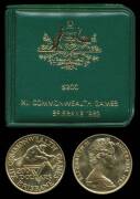 AUSTRALIA: 1982 Commonwealth Games $200, 10g 22ct Unc. (total 2.948oz agw) (10)