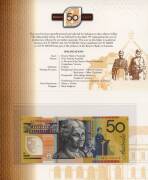 AUSTRALIA: 1997 $5, $10, $20, $50 & $100 Dated Annual Issues McD DYF 19,21,23,25 & 27, Premium set with matching Red numbers 'AA 97 000476', all on unfolded cards, Cat $825. - 2