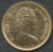 BAHAMAS: Gold 1967 $10 & $20, aUnc (total 0.3532oz agw). (2) - 4