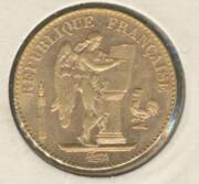 FRANCE: Gold 20f Napolean III (2, one very damaged), Angel x2 and 1904 Rooster, condition poor to VF. (5) - 2