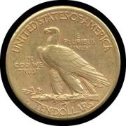 UNITED STATES: Gold 1897 Coronet Head $5 aUnc plus 1912 Indian Head $10 F. (2)