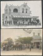 AUSTRALIA: SOUTH AUSTRALIA: Mounted Yorke Peninsula group with attractive views of Maitland, Minlaton, Kadina, Edithburgh, Wallaroo, Moonta, Yorketown etc, many are real photo types, a few faults but generally fine to very fine unused or used. Ex John Bel - 2