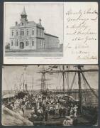 AUSTRALIA: SOUTH AUSTRALIA: Mounted Yorke Peninsula group with attractive views of Maitland, Minlaton, Kadina, Edithburgh, Wallaroo, Moonta, Yorketown etc, many are real photo types, a few faults but generally fine to very fine unused or used. Ex John Bel - 3