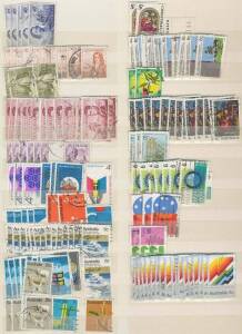 Six large stockbooks with a world array, likely to be lots of pickings. (Qty)