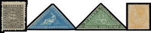 BRITISH COMMONWEALTH: A to Z in stockbooks including British Africa, noted CoGH Triangles, Canada with lots of QV, Newfoundland 1857 1d 4 margins & 3d Triangle full margins unused, 1865 5c Seal *, 1919 Caribou to 36c, Ceylon QV imperfs to 6d & perfs to 2