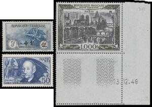 FRANCE: 1849-1967 single volume collection with earlier issues including a few imperforates, shades and numeral postmarks, 1922 Charity's set */regummed, 1938 onwards majority mint with many full sets including Red Cross and Charity issues **/*, 1945 50f 