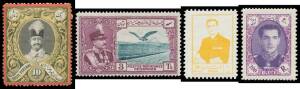PERSIA (Iran): 1868-1970 single volume collection with the earlier issues mint & used, 1911-13 set of 21 *, 1930 Airmails, Shah sets for 1954-55, 1955, 1956-57 and 1957-58 plus Officials, Specimens, inverted centres, Newspaper stamps and Bushire under Bri