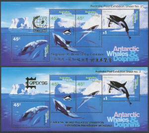 1913-2004 used collection in four volumes starting with the 6d Engraved Kookaburra and including high values, the Navigators with both the cream and white papers, two volume mint & used AAT collection with the Singapore '95 and Capex '96 M/Ss **, plus a 
