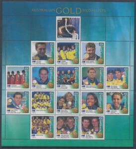Australia Post year albums 1981-2012, also 2000 Olympic Games Gold Medallists (2) and 2006 Commonwealth Games albums. Face value $1500 (excluding Medallists). (35)