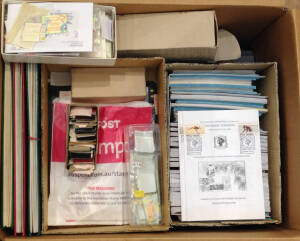 companion lot to the previous lot, with duplicates and many more covers, thousands of 1c Framas plus higher denominations, bring a calculator.