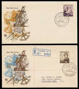 1963-65 Navigators 4/- to &pound;2 (registered) set on Wesley covers. (6)