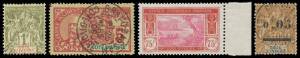 Attractively presented collection with 1892 Peace & Commerce set mint x2 & used plus Fournier forgeries, 1900 New Colours *&U, 1904 Surcharges *&U, 1906-07 Palmiers set *&U, 1913-17 Lagune Ebrie set with extras including 2fr booklet with 5c panes x8 (Cat 