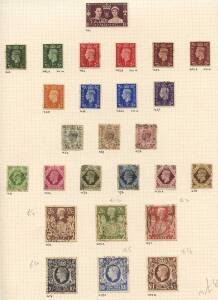1855-1951 mostly used collection on album pages with QV to 10/-, KEVII to 10/-, KGV to &pound;1 with a few mint and KGVI to &pound;1, some duplication, usual very mixed condition, enormous catalogue value. (100s)