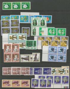 1960s-90s collection in two stockbooks, with definitives, commemoratives & sheetlets, many "Mihon" (Specimen) overprints, mostly mint & unmounted. (100s)