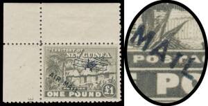 1925-31 Huts 1931 Hut Airs Short 'I' in 'MAIL' [R1/1] in &frac12;d to 9d & 5/- corner blocks of 4, 1/- corner pair, 2/- & &pound;1 corner singles, very fine to superb with most units being unmounted, and a 10/- single with tonespots, Cat &pound;550++ as mounted normals. Ra