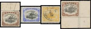 A largely annotated mint selection of Double Perf Varieties mostly on Lithographs to 2/6d but including BNG 2&frac12;d, Monocolours 2d, 4d pair & 1/- (used), Bicolours 2d, 2d on 1&frac12;d, 'AIR MAIL' 3d pair, perf 'OS' &frac12;d pair CTO & 2/6d CTO etc, mostly a result of Mi