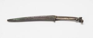 An Etruscan style bronze dagger. Length 27.5cm