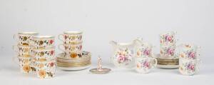 Crown Derby coffee ware,  jug, ring stand & tea ware. (30 items)