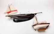 Model Boats. Group of 6 including an English "Star Yacht", mid to late 20th Century - 2