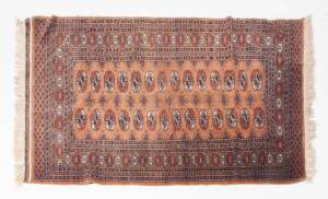 A Pakistani hand knotted rug