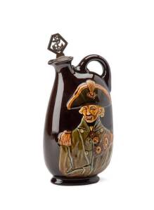Royal Doulton "NELSEN" Kingsware Dewar's whiskey decanter with original stopper.