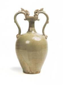 Tang style pottery amphora vase. 30cm.&nbsp;