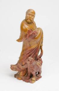 A Chinese soapstone figure, 20th Century.