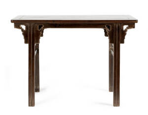 A good Chinese hardwood wine table (Pingtouan), Qing Dynasty, 1644-1911