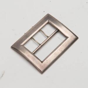 Sterling silver antique belt buckle by William Neale of Chester circa 1899.&nbsp;