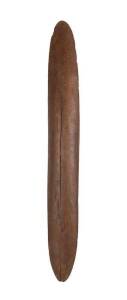 Large shield, North West Western Australia, carved hardwood. 91cm. Provenance: Ex-Holt Collection.