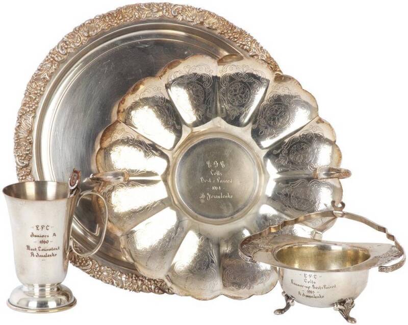 ALEX JESAULENKO'S EARLY TROPHIES: EPNS silverware