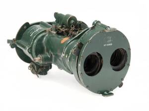 WW2 period naval gunsight binoculars by ROSS of London (serial No.116486) with broad arrow stamp & "41" [patt.G 352*P.]. Most likely from a battleship.