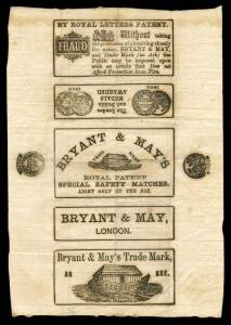 Matchbox Labels: Balance of Australian collection with labels, skillets, full boxes, folders and ephemera. Noticed range of pre 1900's labels on pages, a good range of folders from all over Aust. advertising material plus a useful range of literature. Mix