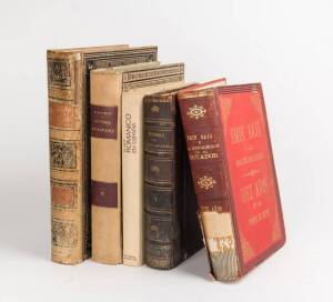 SPANISH: A collection of Spanish books, mostly h/c, including; "Don Quijote De La Mancha" by Miguel De Cervantes Saaverda; "Emin Baja Y La Revolucion En El Ecuador" by Diez Anos; "Historia De La Marina Espanola" by Don Jose March y Labores; "Historia Gene