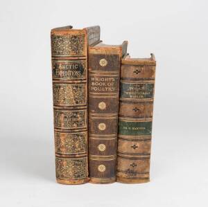 "Arctic Expeditions from British & Foreign Shores from the Earliest to the Expedition of 1875-76" by D.Murray Smith, F.R.G.S. [Thomas Liddell, Publisher Glascow, Melbourne, & Sydney]. "The Polar & Tropical Worlds", plus "Wright's Book of Poultry". (3 item