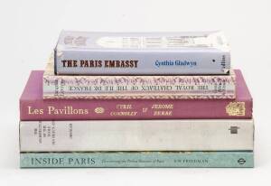 FRANCE: A collection of books including "The Smaller Houses and Gardens of Versailles from 1680 to 1815" by French & Eberlein [1926, 1st ed.], "Versailles and the Trianons" by Van der Kemp [1958, 1st ed.], "Les Pavillons" by Connolly & Zerbe [1962], "The 