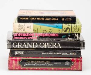 COMPOSERS & MUSIC: A collection of mostly h/c books, subjects including opera, classical, ballet and modern music (28 items)