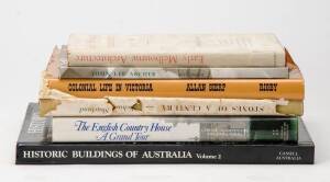 AUSTRALIAN AND WORLD ARCHITECTURE: A collection of mostly h/c books (16 items).