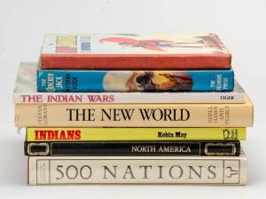 AMERICAN INDIANS: A extensive library of mostly hard-cover books including "First Nations - Firsthand" by Fleet, "Native Nations Journeys in American Photography" by Alison and "Edward S. Curtis Visions of the First Americans" by Gulbrandsen (approx.90)