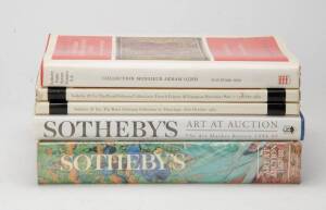 SOTHEBYS: A collection of publications comprising "The Rene Fribourg Collection" June-Oct.1963 auction catalogues (h/c with dust jackets and P/R lists) 1-2 & 4-6; The Thurn und Taxis Collection (Nov.1992), and annual reviews for 1961-2, 1987-8, 1993-4 & 1