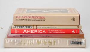 AMERICA: An extensive library of books, subjects include slavery, cowboys & indians, politics, art, architecture, film, photography, entertainment, fiction, natural history, etc. (approx. 300 items).