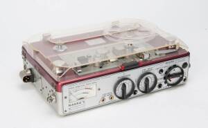 A Nagra E tape recorder.